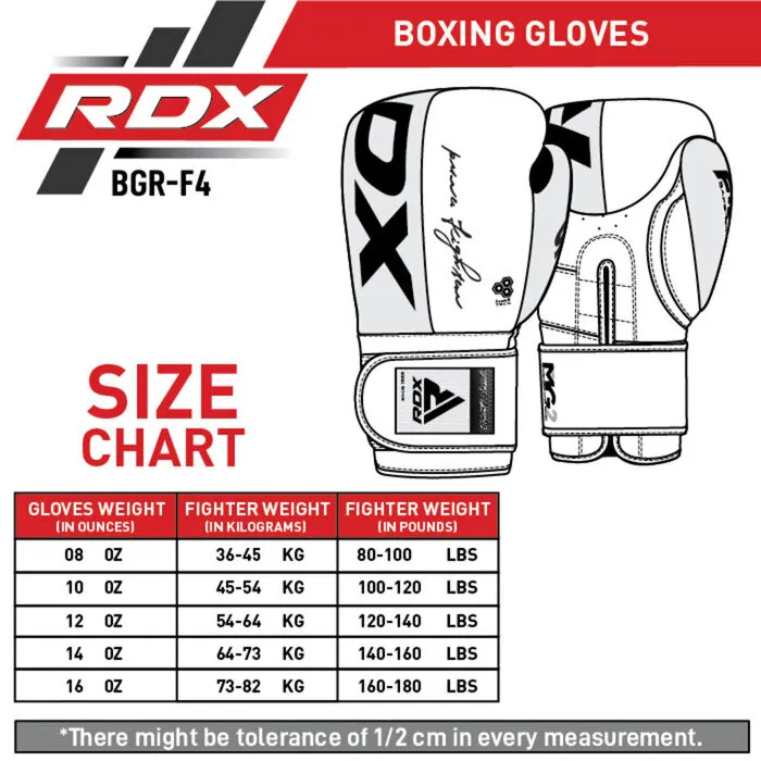 RDX Sports F4 Bokshandschoenen Sparring - Zwart-Rood