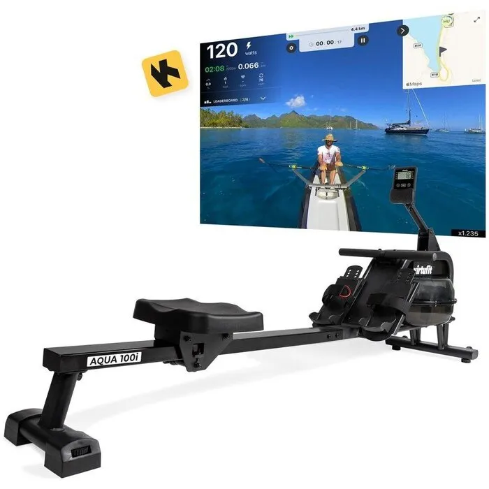 VirtuFit Water Resistance Aqua 100i Water Rower Roeitrainer
