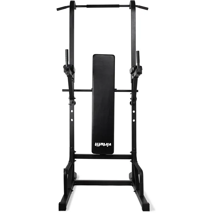 VirtuFit Power Tower Deluxe met Fitnessbank