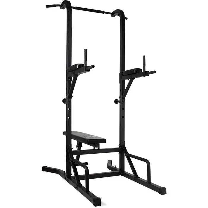 VirtuFit Power Tower Deluxe met Fitnessbank