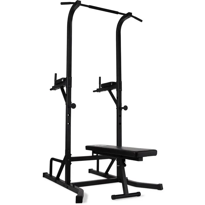 VirtuFit Power Tower Deluxe met Fitnessbank