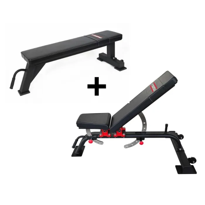 PT Essentials PRO Bench Voordeelset - PRO Adjustable en Flat Bench