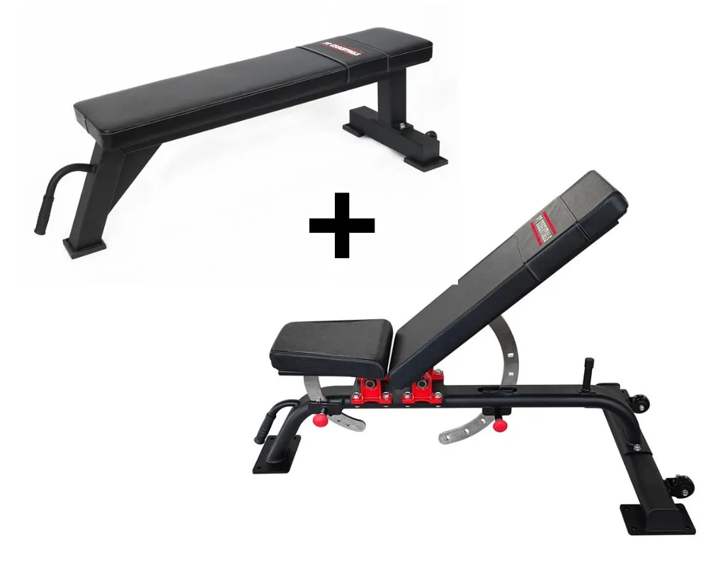PT Essentials PRO Bench Voordeelset - PRO Adjustable en Flat Bench
