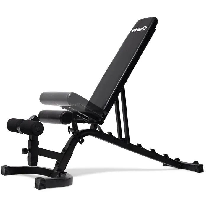 VirtuFit Verstelbare Fitnessbank Pro - Zwart