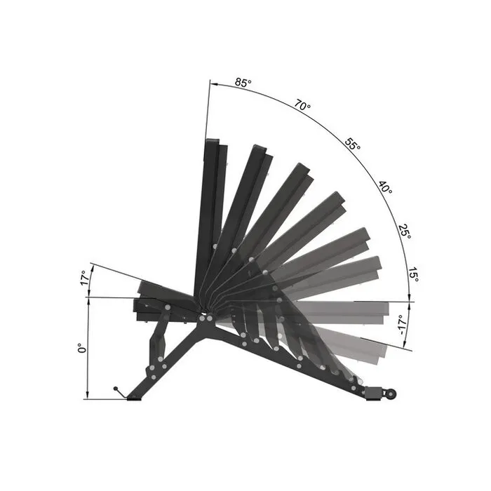 Toorx Professional WBX-400 Verstelbare Trainingsbank