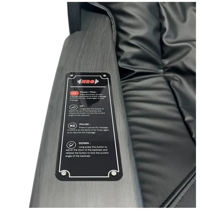 NRG Wellness R8755H Studio Massagestoel met Startknop