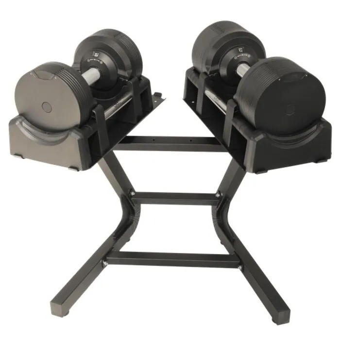 Lifemaxx LMX1155 Adjustable dumbbell storage rack