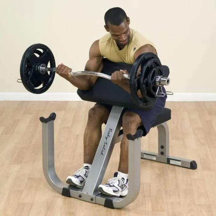 Body-Solid GPCB329 Preacher Curl Bench (Biceps) - Grey