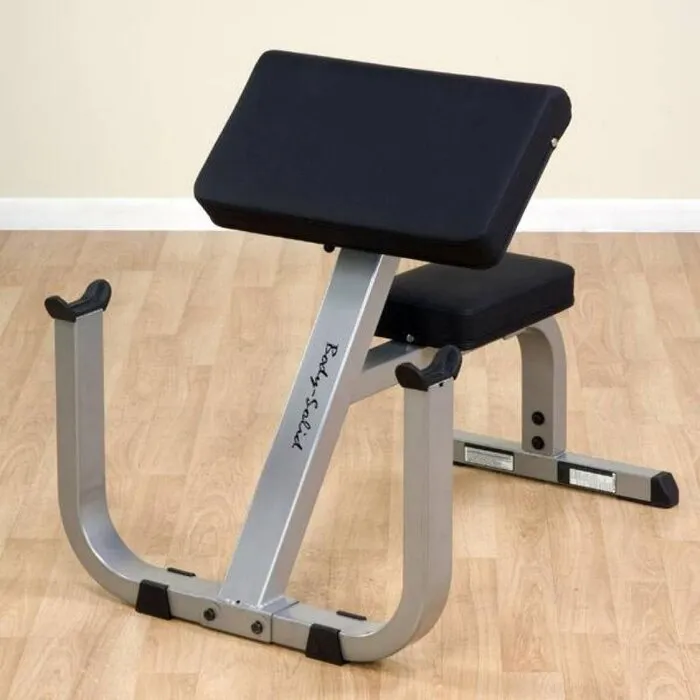 Body-Solid GPCB329 Preacher Curl Bench (Biceps) - Grey