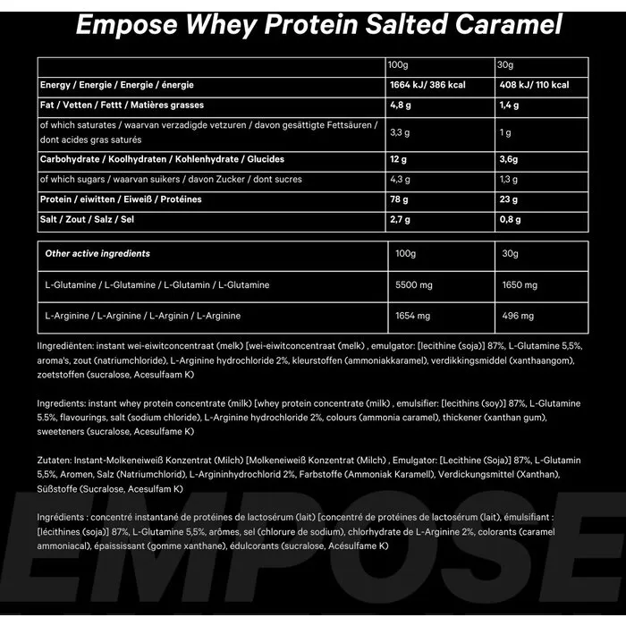 Empose Nutrition Whey Protein - Eiwit Poeder - 908 gram