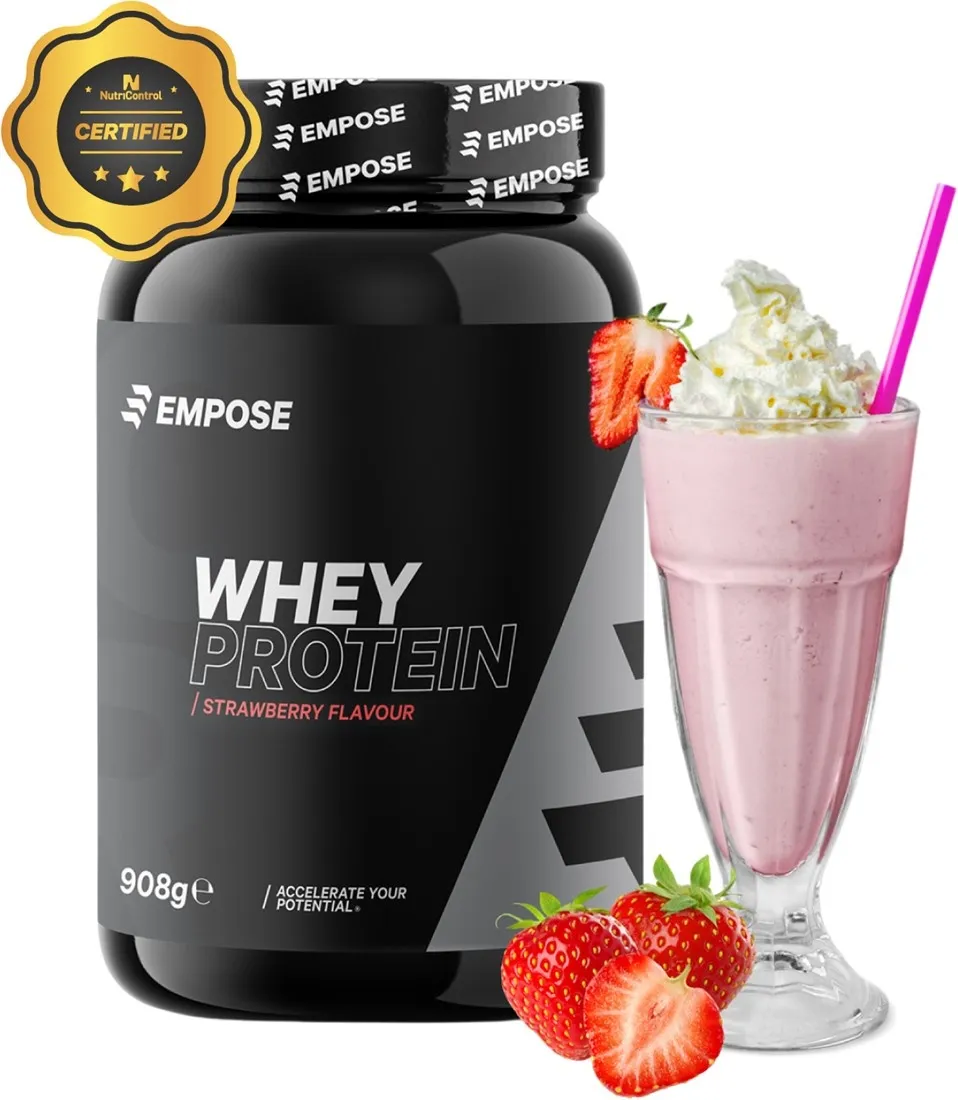 Whey Proteine 908 gr - Aardbei