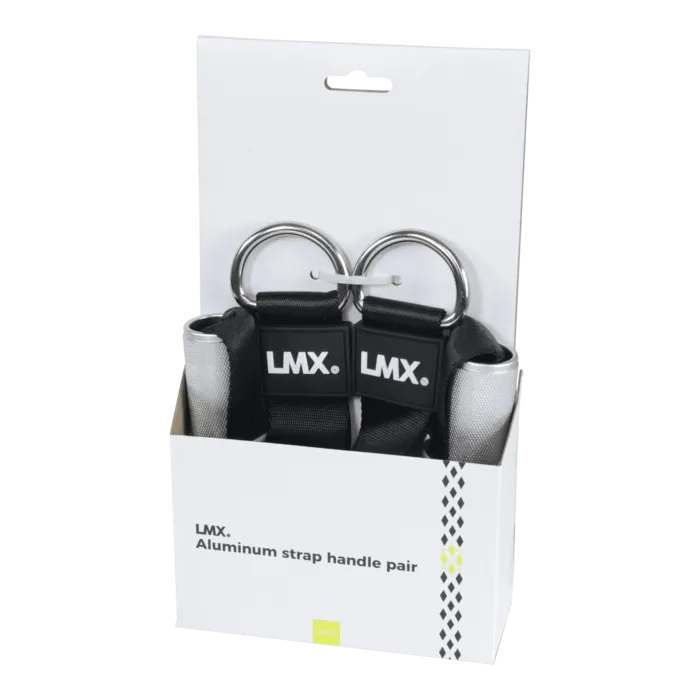 Lifemaxx LMX117 Aluminum Strap Handle pair