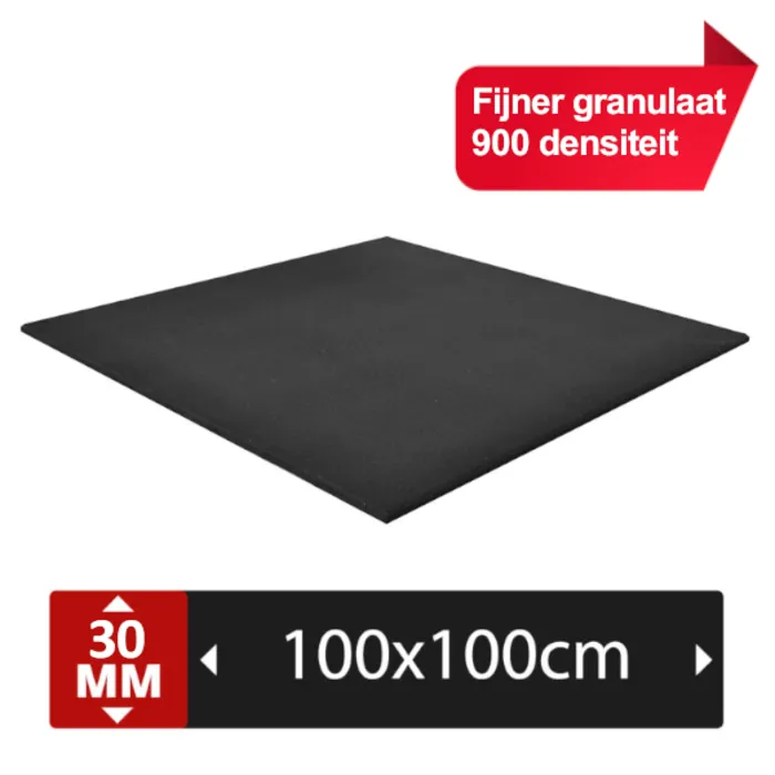 PT Essentials FIT FLEX RUBBER TEGEL 100x100x3CM