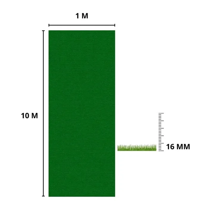 Toorx Professional PANT-28 Kunstgras 10m x 1m x 16mm