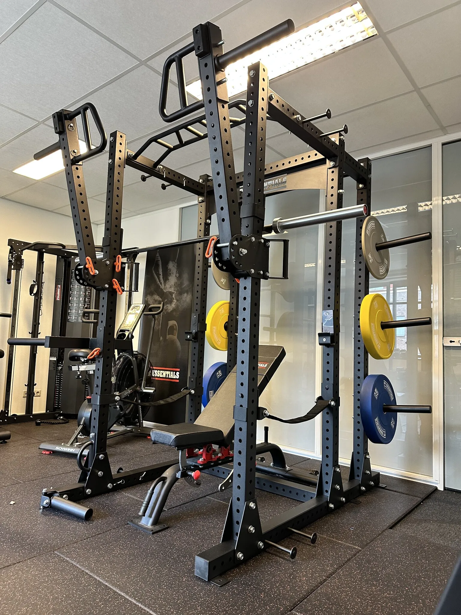 PT Essentials THE CAGE Power Rack met Jammer Arms - Extended Versie