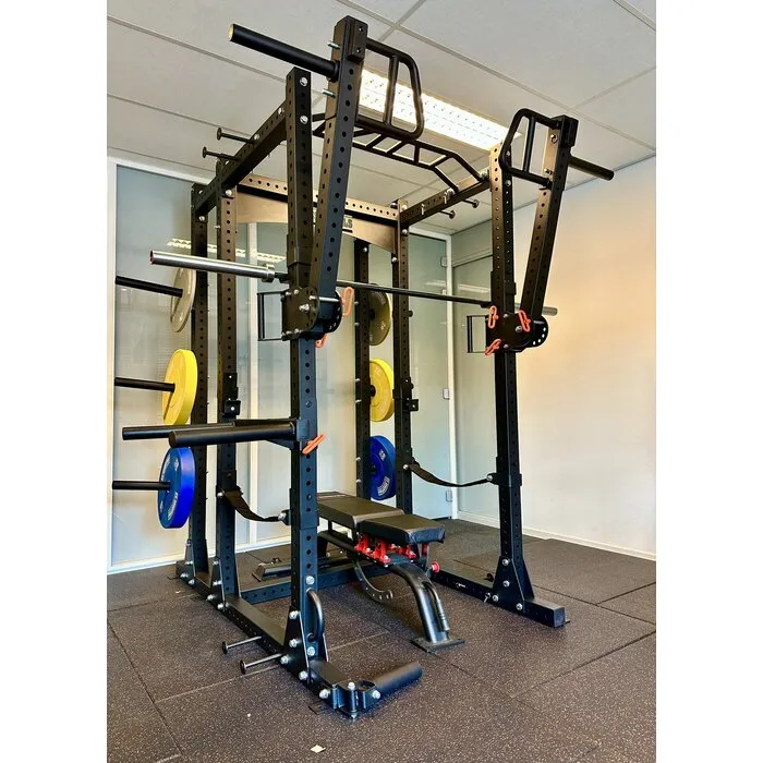PT Essentials THE CAGE Power Rack met Jammer Arms - Extended Versie