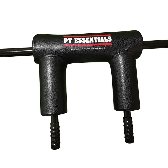 PT Essentials ELITE Cambered Safety Squat Bar - 22 graden angle
