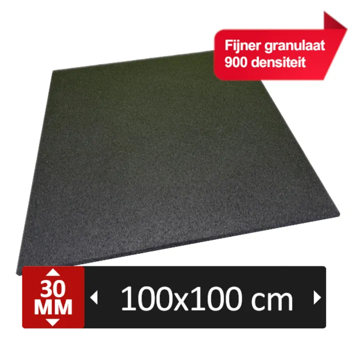 PTessentials Fit Flex In- and Outdoor rubberen tegel 100x100x3