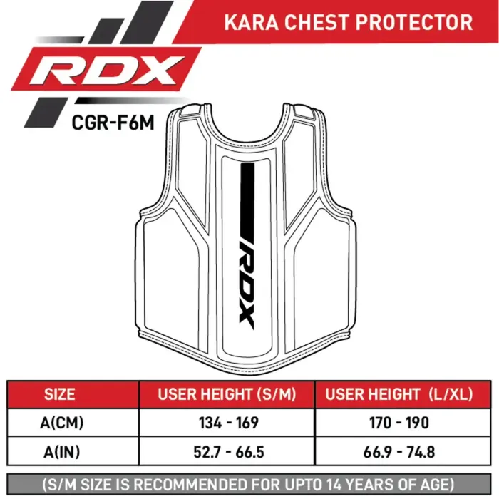 RDX Sports F6 Kara Coach Chest Protector