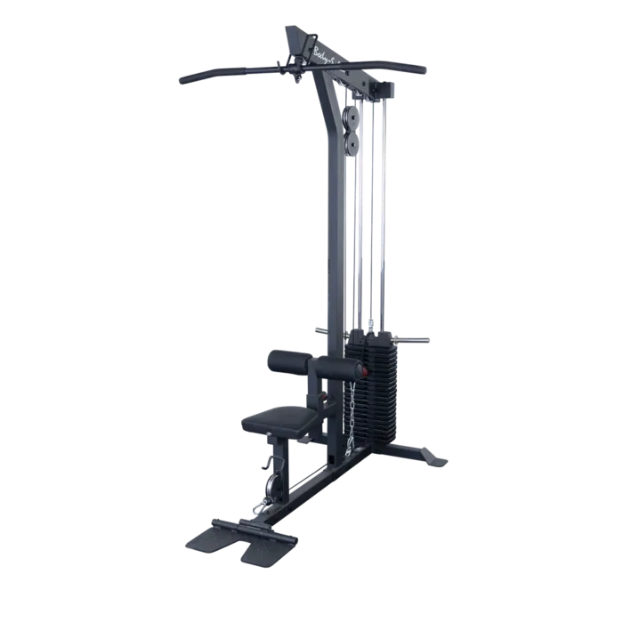Body-Solid GLM85B PRO Lat Machine Black inclusief Weight Stack