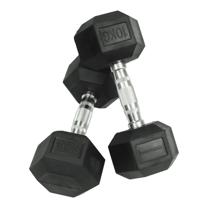 Crossmaxx Hex Style Dumbbell per set 2 stuks - 2,5 t/m 60 kg