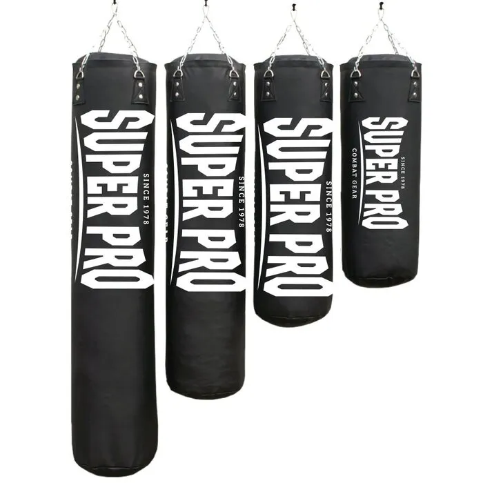 Super Pro Combat Gear Luxury Vertical Logo PU Bokszak