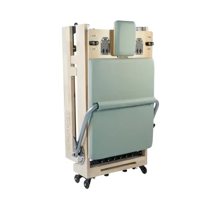 Foldable Reformer PTX 3000– Eikenhout - Green tea