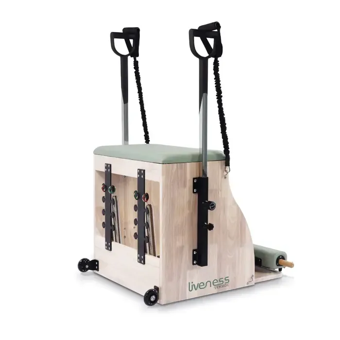 Liveness Wunda Chair  PTX1800 -  Eikenhout -  Green Tea 