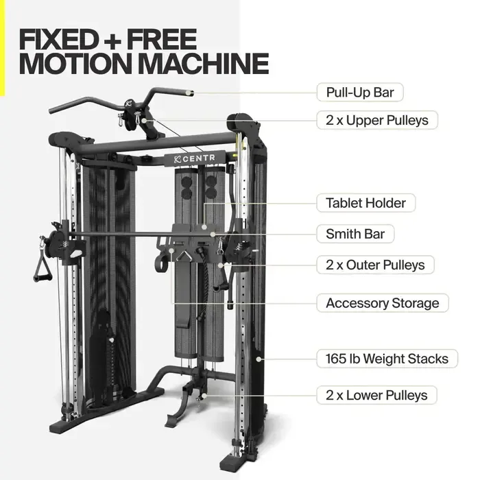 Inspire Fitness SF6 Home Gym Functional Trainer en smith machine