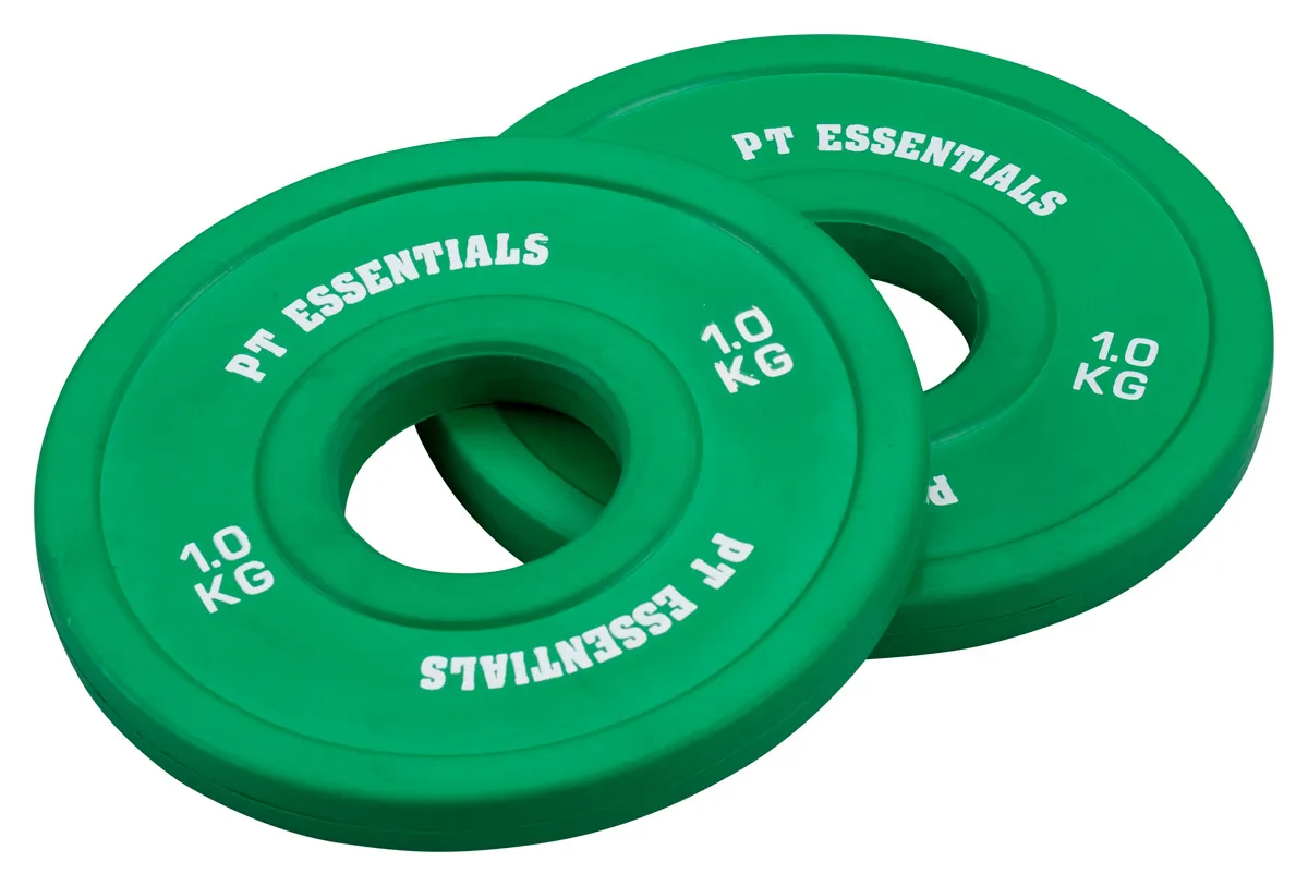 Fractional plate 1 x 1,0 kg - groen