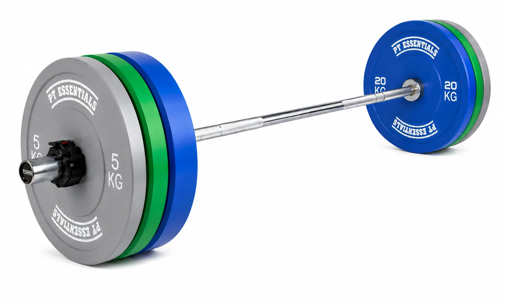 CROSSFIT ECHO V2 COLOURED Bumperplate Halterset - 90 kg