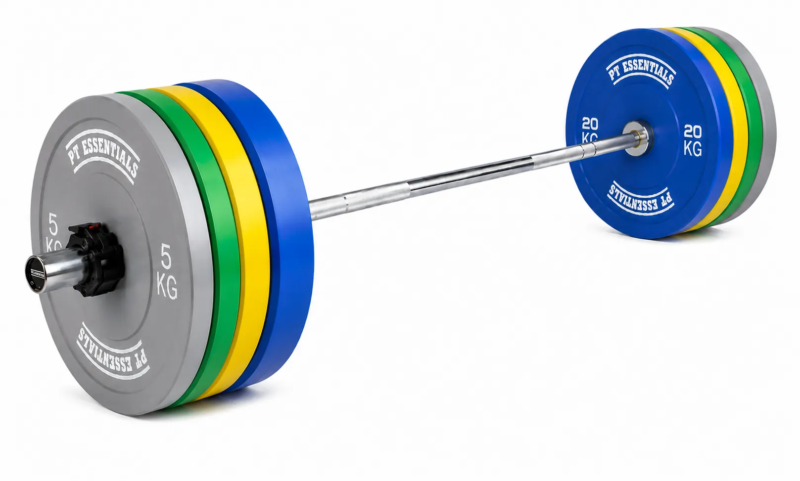 CROSSFIT ECHO V2 COLOURED Bumperplate Halterset - 120 kg