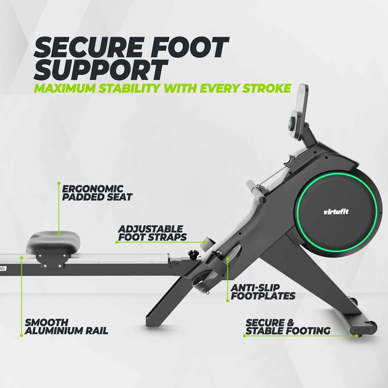 VirtuFit ROW300i Roeitrainer - Semi PRO