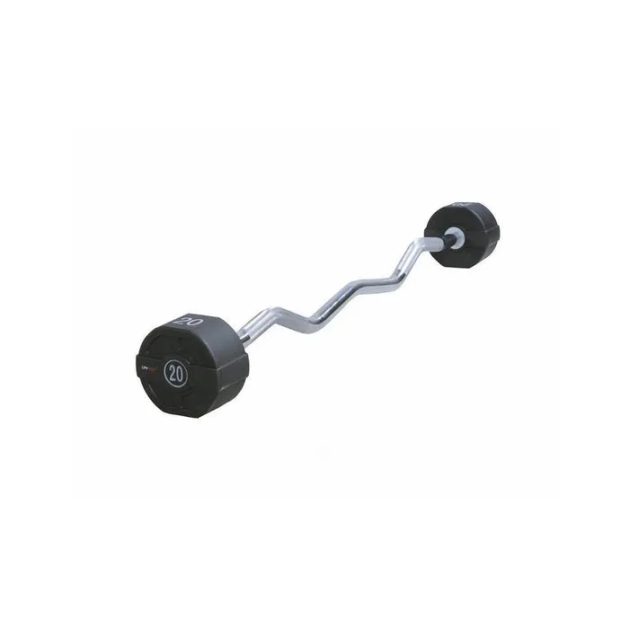 Lifemaxx LMX74.E PU EZ Curl Barbell