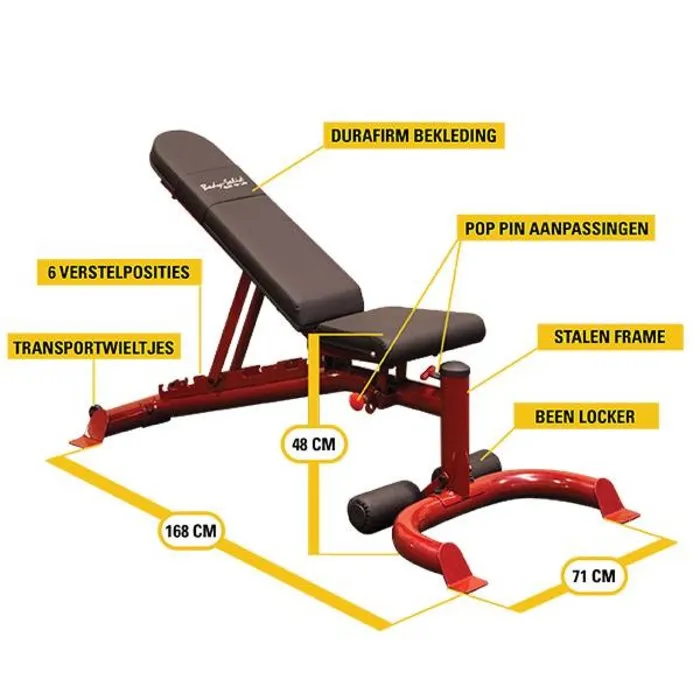 Body-Solid GFID100 Leverage Gym Bench