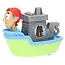 Paw Patrol Rescue Racer - Kapitein Turbot