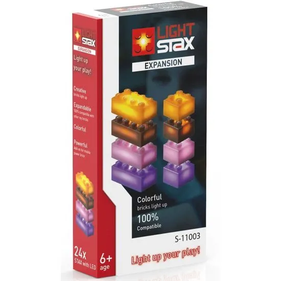 LIGHT STAX Light STAX Uitbreiding (oranje bruin paars roze)