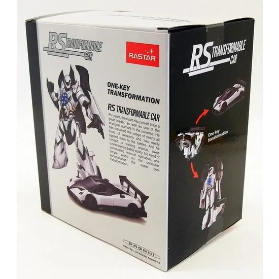 Pagani Zonda Transformable Car 1:32 Wit # Rastar 61900