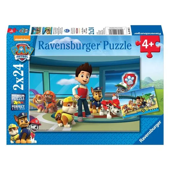 Paw Patrol  Paw Patrol Puzzel  Hulpvaardige Speurneuzen - 2x24 st.