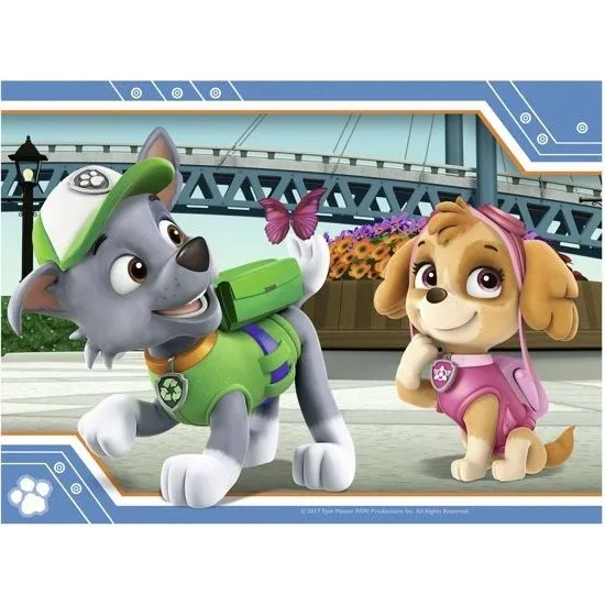 Paw Patrol  Paw Patrol Puzzel 4 in 1
