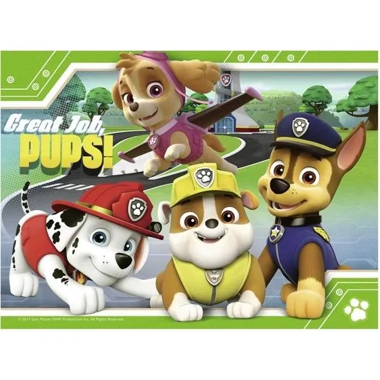 Paw Patrol  Paw Patrol Puzzel 4 in 1