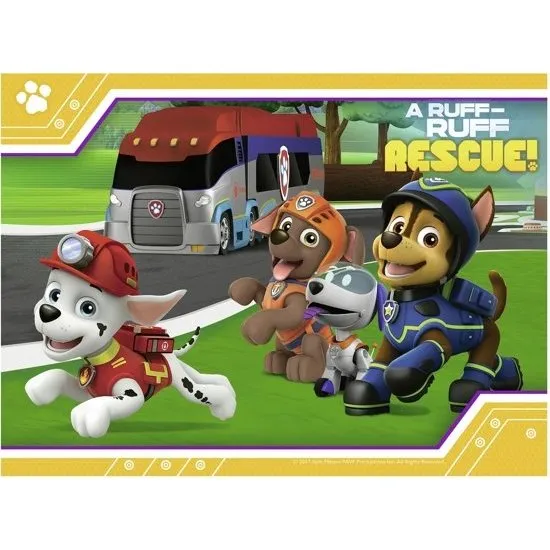 Paw Patrol  Paw Patrol Puzzel 4 in 1