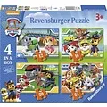 Paw Patrol  Paw Patrol Puzzel 4 in 1