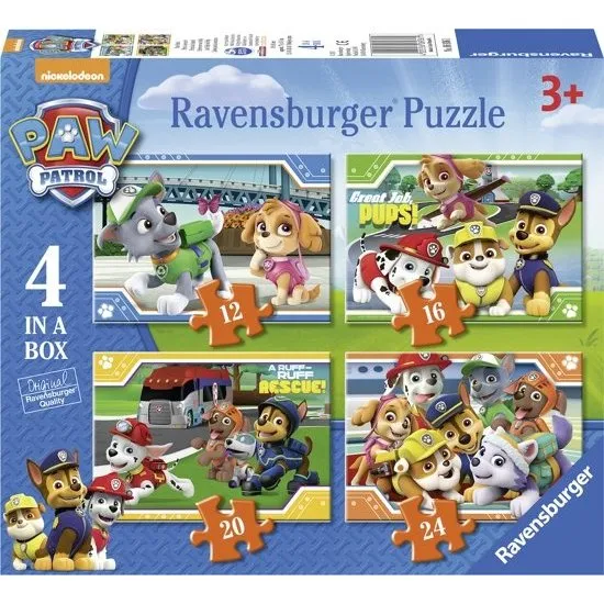 Paw Patrol  Paw Patrol Puzzel 4 in 1