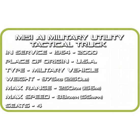 Cobi  M151 A1 Mutt # Cobi 2230