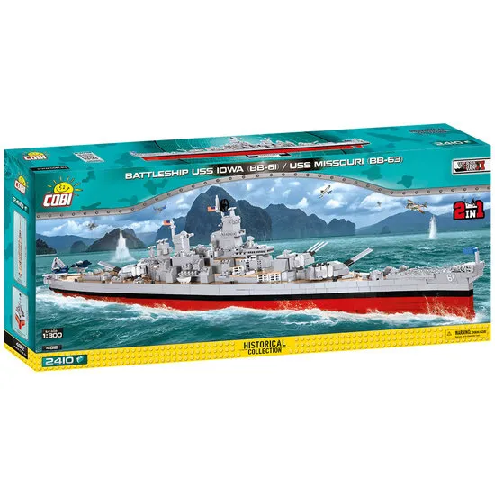 Cobi  Battleship USS Iowa + USS Missouri # Cobi 4812
