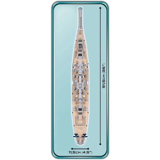 Cobi  Battleship USS Iowa + USS Missouri # Cobi 4812