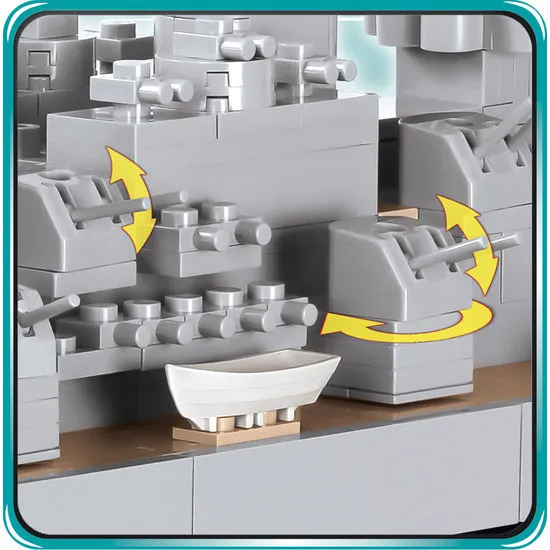 Cobi  Battleship USS Iowa + USS Missouri # Cobi 4812