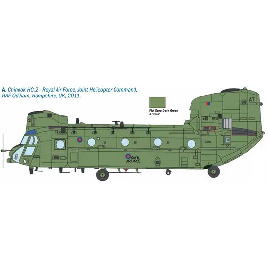 Italeri Chinook HC.2 CH-47F 1:48 # Italeri 2779