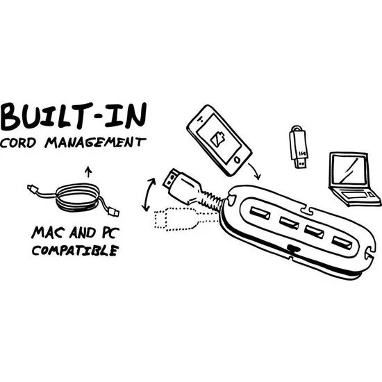 4-Poorts USB Hub - Quirky